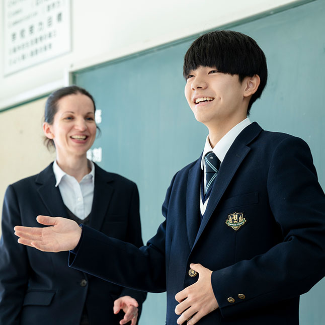 自分を表現できる英語力を身につけ、世界を舞台に活躍できる人に。